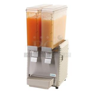 BRAND NEW SCRATCH AND DENT! Crathco E27/E29-4 Stainless Steel Classic Bubbler Cold Beverage Dispenser Base.