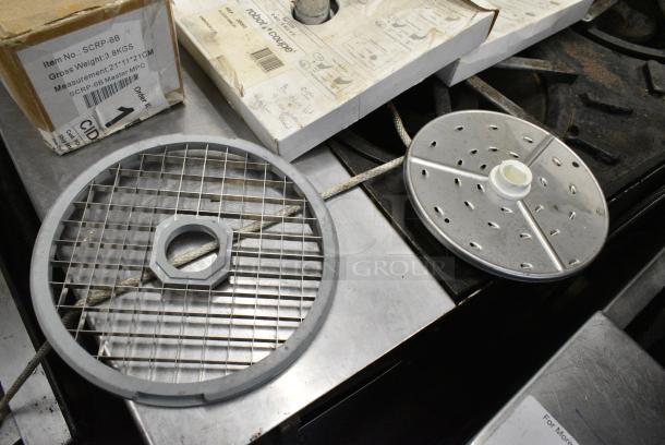 9 BRAND NEW! Items Including 6 Robot Coupe Food Processor Blades, Food Processor Grid, Cuisinart Food Processor Blade, Kattex SCRP-6B Replacement Blade. 9 Times Your Bid! - Image 7 of 11