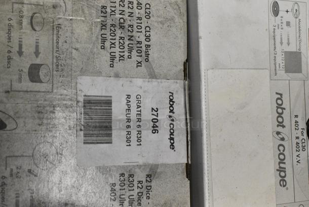 9 BRAND NEW! Items Including 6 Robot Coupe Food Processor Blades, Food Processor Grid, Cuisinart Food Processor Blade, Kattex SCRP-6B Replacement Blade. 9 Times Your Bid! - Image 10 of 11