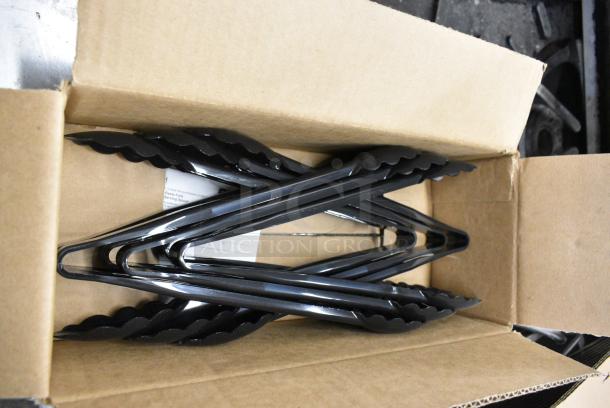 2 Boxes of 6 BRAND NEW! Carlisle 471203 Black Poly Tongs. 2 Times Your Bid! - Image 7 of 7