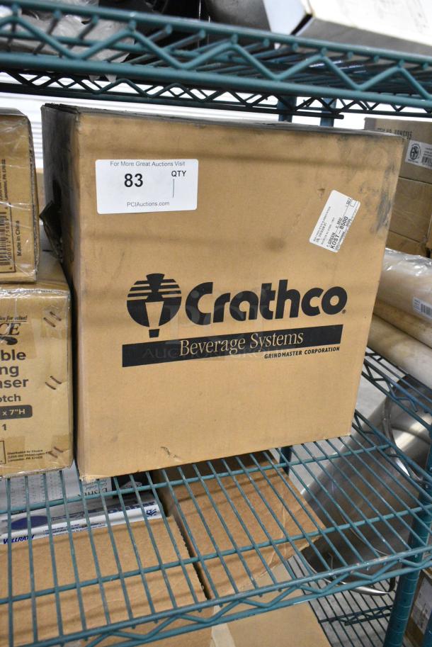 BRAND NEW SCRATCH AND DENT! Crathco D15-4 Classic Bubbler Series Single 5 Gallon Bowl High Impact Plastic Refrigerated Beverage Dispenser Base w/ Hopper Kit. - Image 2 of 6
