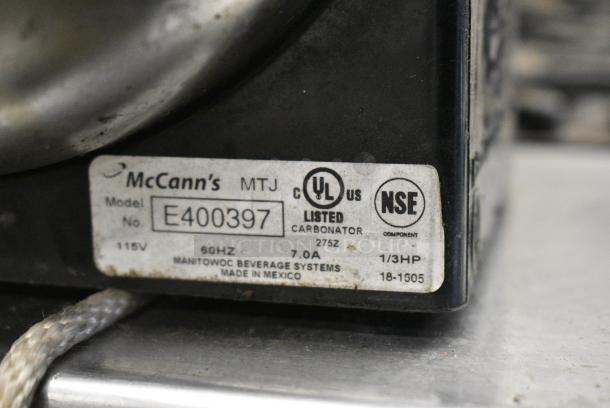 McCann's Carbonator. 115 Volts, 1 Phase. - Image 8 of 8