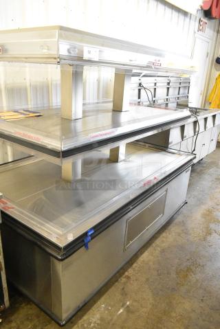 BRAND NEW SCRATCH AND DENT! Custom Deli's Equipment DILW-6H Stainless Steel Commercial 2 Tier Warming Display Merchandiser.