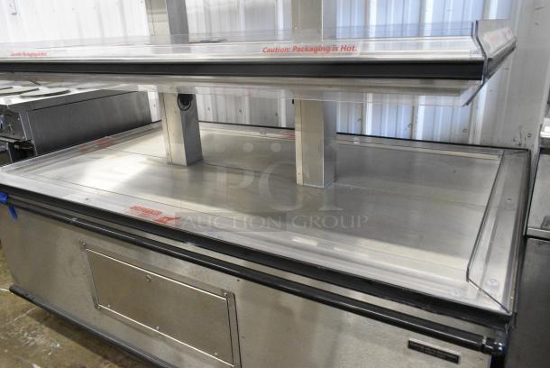BRAND NEW SCRATCH AND DENT! Custom Deli's Equipment DILW-6H Stainless Steel Commercial 2 Tier Warming Display Merchandiser. - Image 4 of 7