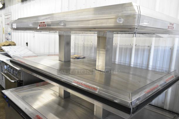 BRAND NEW SCRATCH AND DENT! Custom Deli's Equipment DILW-6H Stainless Steel Commercial 2 Tier Warming Display Merchandiser. - Image 5 of 7