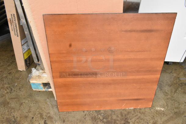 BRAND NEW SCRATCH AND DENT! Wooden Tabletop - Image 2 of 2
