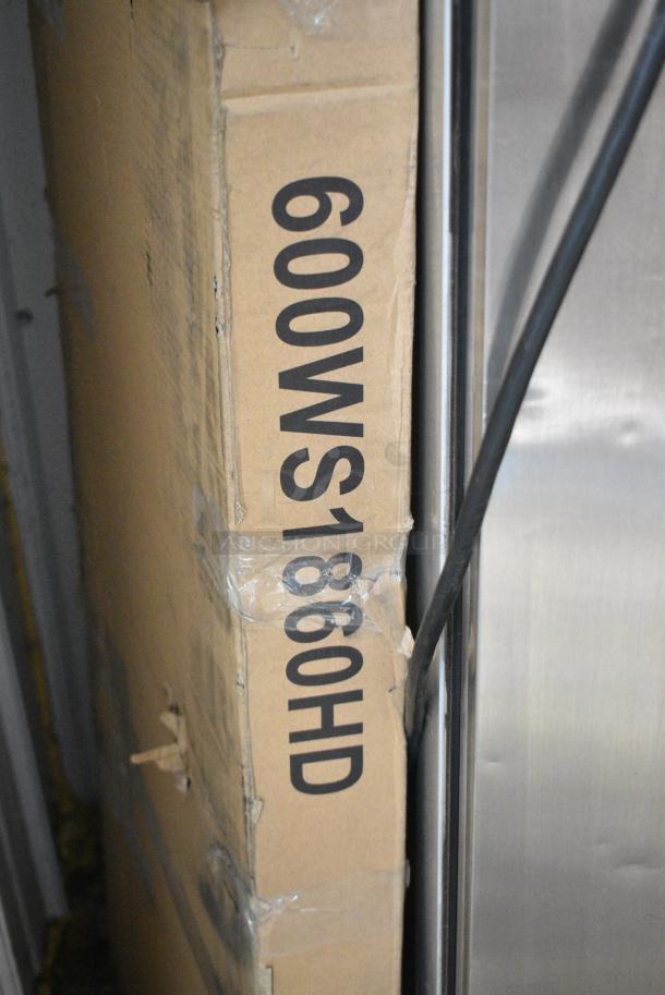 BRAND NEW SCRATCH AND DENT! Regency 600WS1860HD 16 Gauge Stainless Steel 18" x 60" Heavy Duty Wall Shelf. May Be Missing Pieces. - Image 2 of 2