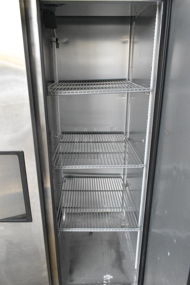 2022 True T-35-HC Stainless Steel Commercial 2 Door Reach In Cooler w/ Poly Coated Racks. 115 Volts, 1 Phase. Tested and Working! - Image 6 of 7