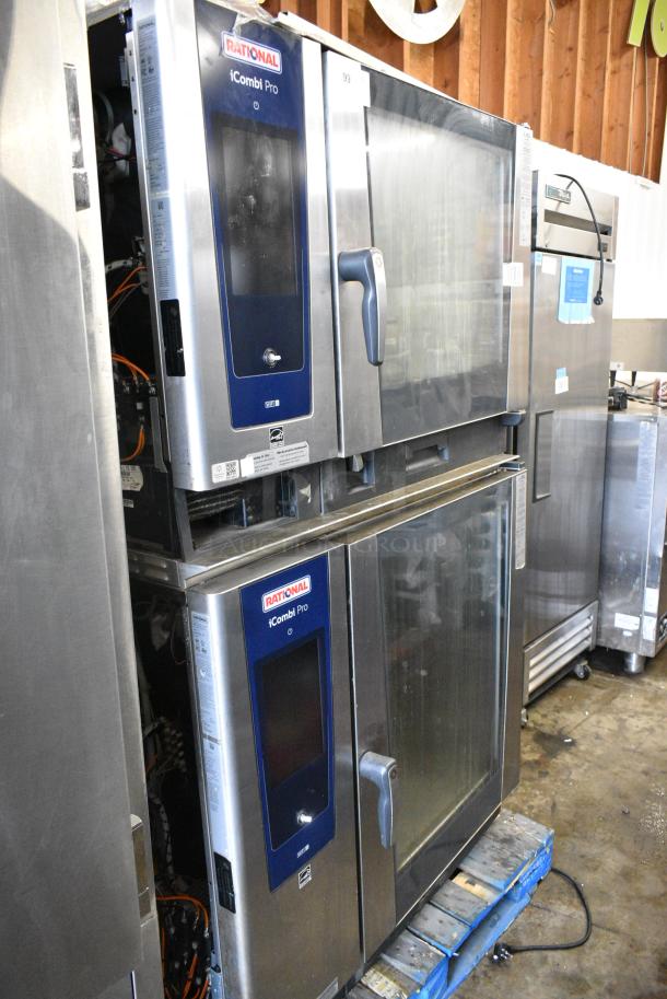 2 2021 Rational LM100EE.AXXXX/LM100CE.AXXXX iCombi Pro Stainless Steel Commercial Electric Powered Combi Convection Oven. 440/480 Volts, 3 Phase. 2 Times Your Bid! - Image 1 of 10