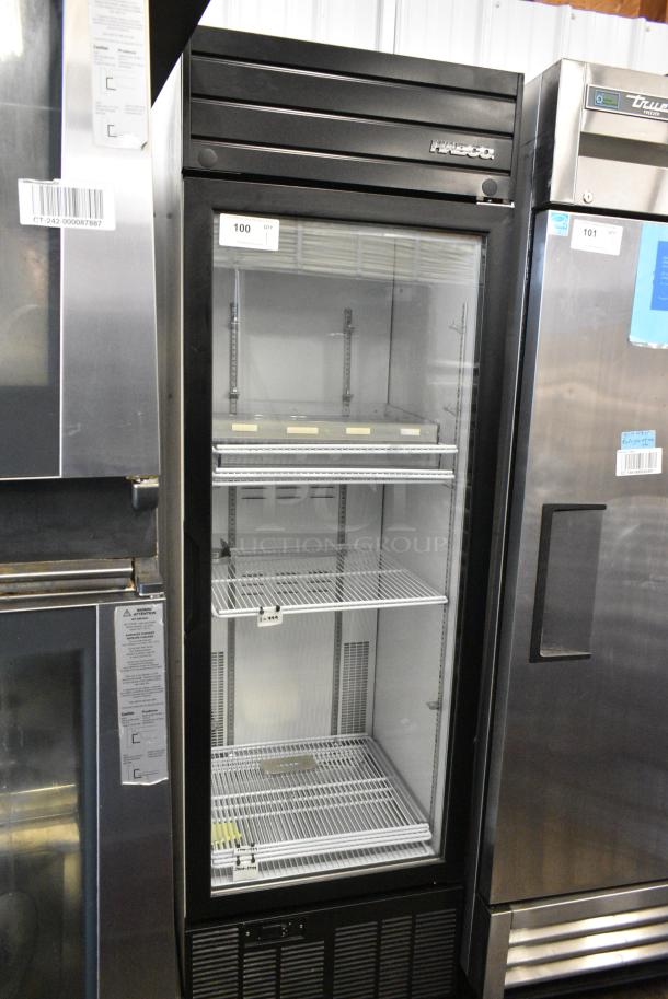 2019 Habco SE18 Metal Commercial Single Door Reach In Cooler Merchandiser w/ Poly Coated Racks. 115 Volts, 1 Phase. Tested and Working! - Image 1 of 5