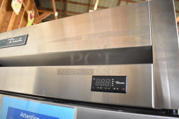 2019 True T-19F-HC Stainless Steel Commercial Single Door Reach In Freezer w/ Poly Coated Racks on Commercial Casters. 115 Volts, 1 Phase. Tested and Working! - Image 4 of 8