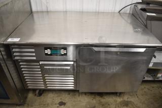 Traulsen RBC50-ZWM12 Stainless Steel Commercial Undercounter Smart Chill Blast Chiller on Commercial Casters. 115 Volts, 1 Phase. Tested and Working!