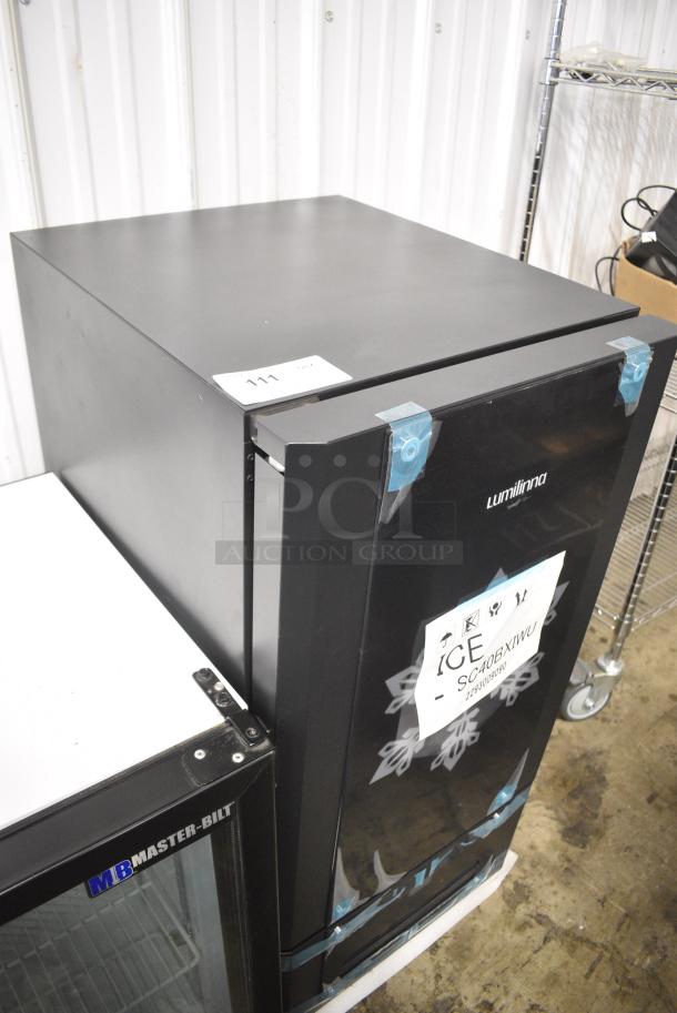 BRAND NEW SCRATCH AND DENT! Lumilinna ICE-SC40BXIWU Metal Commercial Single Door Beverage Cooler Crystallizer / Slush Cooler. 115 Volts, 1 Phase. Tested and Working! - Image 2 of 8