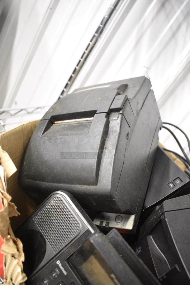 8 Various Items Including 2 Star TSP100 Receipt Printer, Epson M362B Receipt Printer, Panasonic Telephone, Ingenico Credit Card Reader. 8 Times Your Bid! - Image 3 of 14