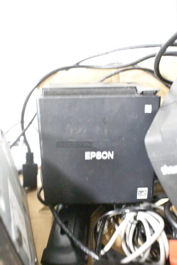 8 Various Items Including 2 Star TSP100 Receipt Printer, Epson M362B Receipt Printer, Panasonic Telephone, Ingenico Credit Card Reader. 8 Times Your Bid! - Image 5 of 14