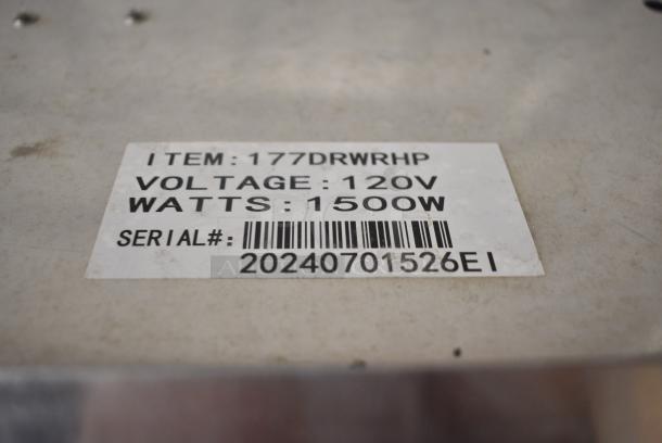 BRAND NEW SCRATCH AND DENT! Avantco 177DRWRHP Holding / Proofing Control Drawer Assembly. 120 Volts, 1 Phase. - Image 5 of 6
