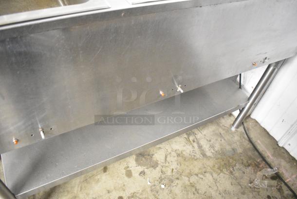 Eagle SDHT3-240 Metal Commercial 3 Bay Steam Table w/ Metal Under Shelf.  240 Volts, 3 Phase. - Image 4 of 6