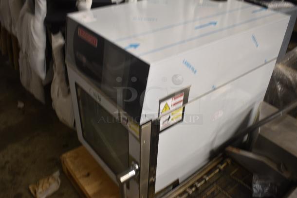 BRAND NEW SCRATCH AND DENT! Blodgett BLCT6E/CSII CPE 1.06 HE1 Stainless Steel Commercial Electric Powered Combi Convection Oven w/ View Through Door and Metal Oven Racks. Comes w/ Stacking Kit! 440/480 Volts, 3 Phase. - Image 3 of 7