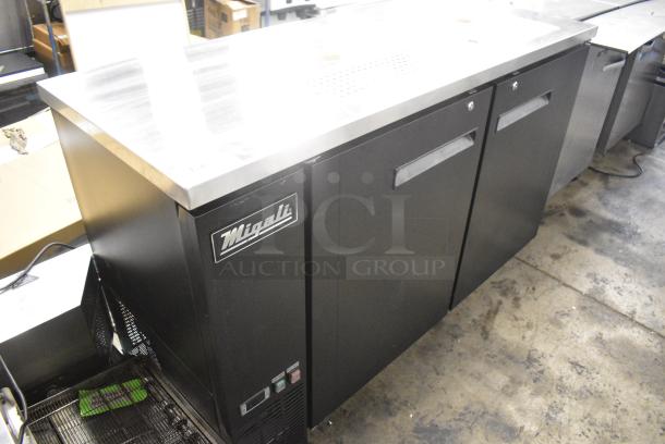 BRAND NEW SCRATCH AND DENT! 2022 Migali C-DD60-2-HC Stainless Steel Commercial 2 Door Direct Draw Kegerator. 115 Volts, 1 Phase. Tested and Working! - Image 2 of 10