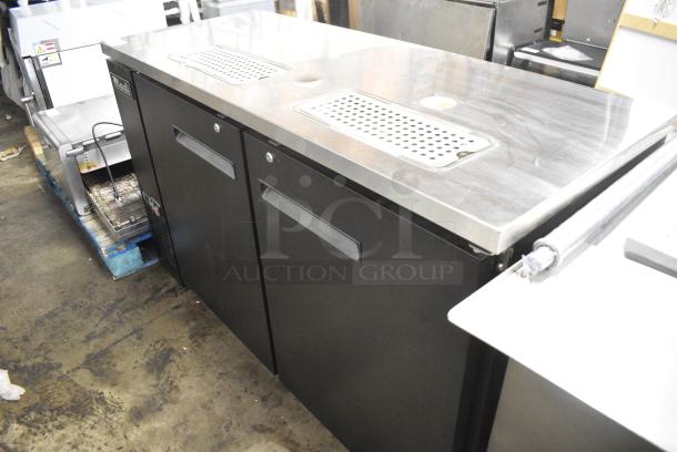 BRAND NEW SCRATCH AND DENT! 2022 Migali C-DD60-2-HC Stainless Steel Commercial 2 Door Direct Draw Kegerator. 115 Volts, 1 Phase. Tested and Working! - Image 3 of 10