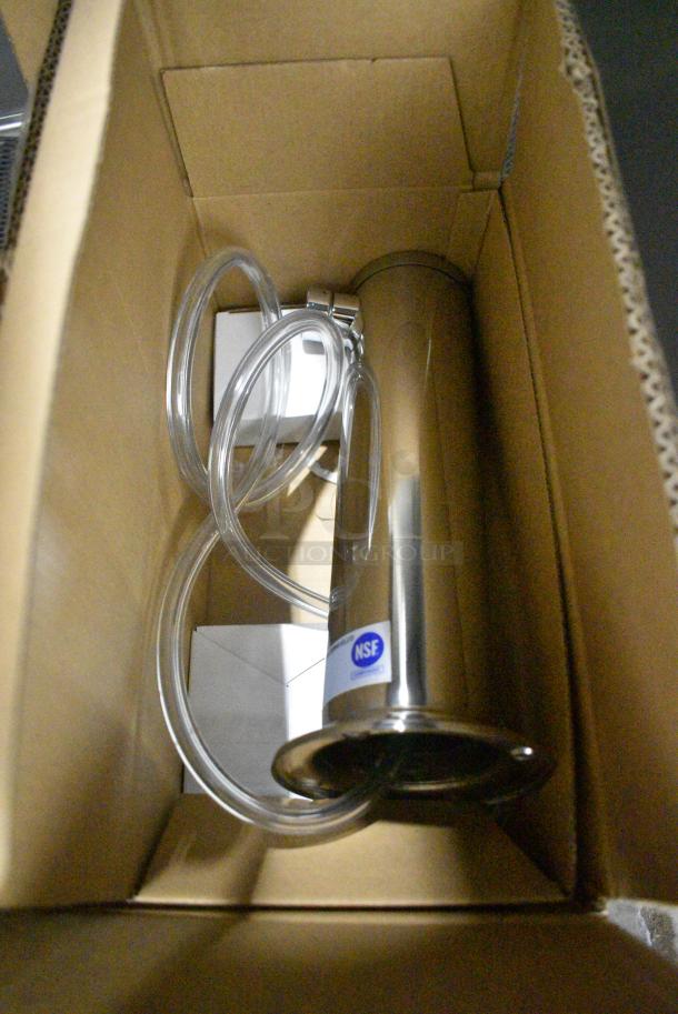 BRAND NEW SCRATCH AND DENT! 2022 Migali C-DD60-2-HC Stainless Steel Commercial 2 Door Direct Draw Kegerator. 115 Volts, 1 Phase. Tested and Working! - Image 8 of 10