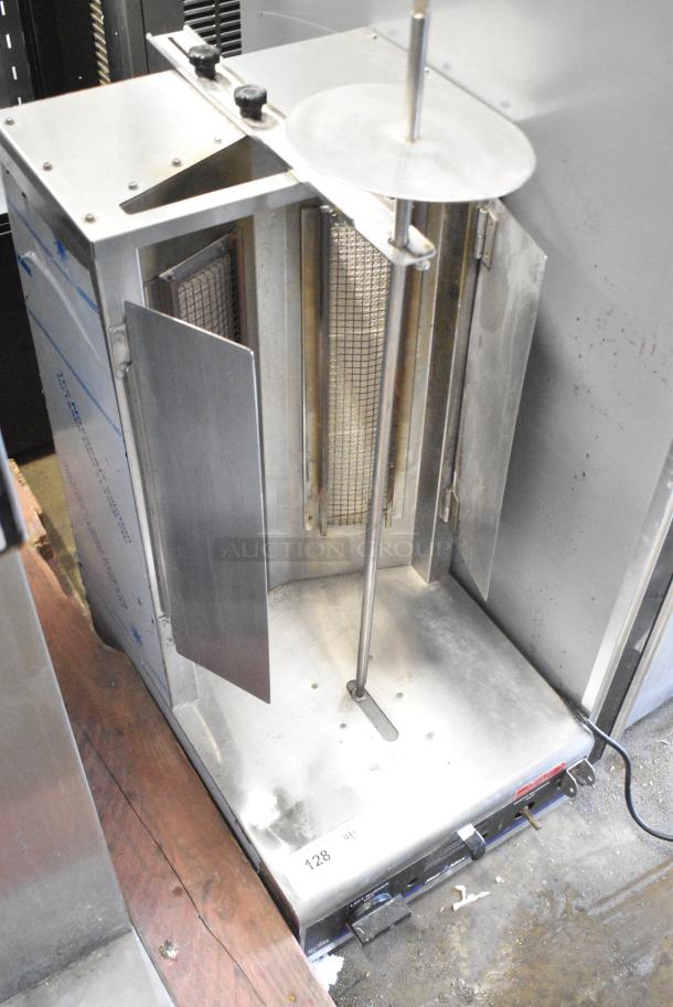 Star VBG30-NAT Stainless Steel Commercial Countertop Natural Gas Powered Gyro Machine. - Image 2 of 7