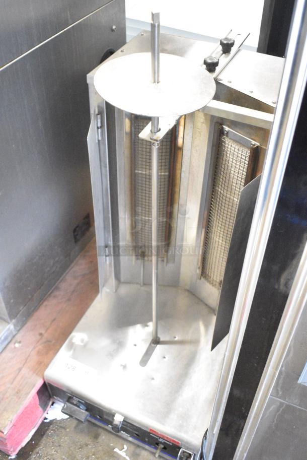 Star VBG30-NAT Stainless Steel Commercial Countertop Natural Gas Powered Gyro Machine. - Image 3 of 7