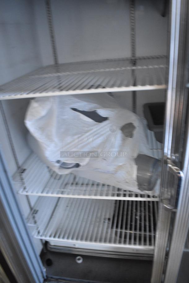 Dial Metal Commercial 2 Door Reach In Cooler Merchandiser. 115 Volts, 1 Phase. Tested and Powers On But Does Not Get Cold - Image 4 of 7