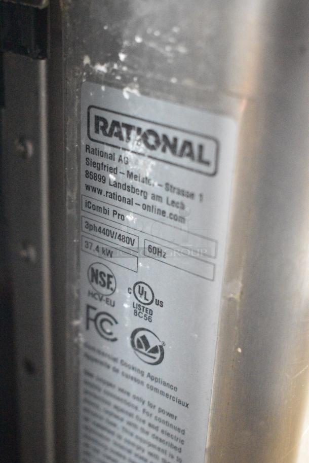 2 Rational LM100EE.AXXXX/LM100CE.AXXXX iCombi Pro Stainless Steel Commercial Electric Powered Combi Convection Oven. 440/480 Volts, 3 Phase. 2 Times Your Bid! - Image 9 of 11