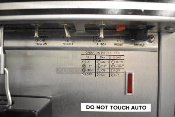 Electro Freeze 88T-CMT-113 Stainless Steel Commercial Floor Style Water Cooled 2 Flavor w/ Twist Soft Serve Ice Cream Machine on Commercial Casters. 230 Volts, 1 Phase. - Image 6 of 10