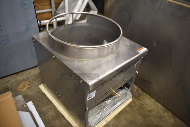 BRAND NEW SCRATCH AND DENT! Cooking Performance Group CPG 351WOKR16L Stainless Steel Propane Gas Wok Range with 16" Ring - 125,000 BTU - Image 2 of 7