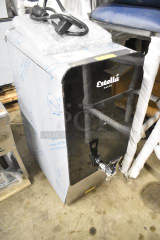 BRAND NEW SCRATCH AND DENT! Estella 236HWDD5D Caffe 5 Gallon Tap-Operated Digital Hot Water Dispenser. 230 Volts, 1 Phase.