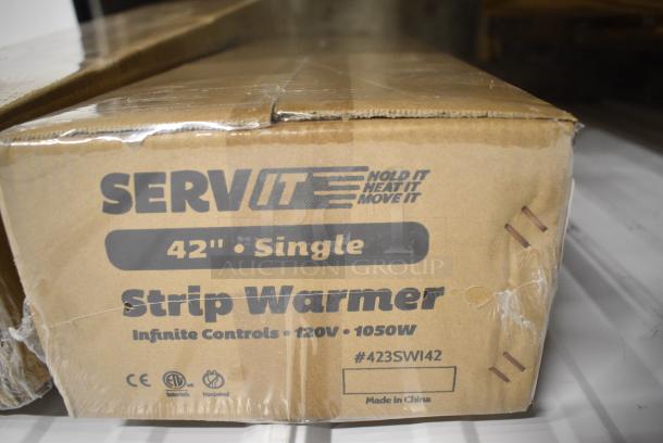 2 BRAND NEW SCRATCH AND DENT! ServIt 423SWI42 SWI-42 42" High Wattage Strip Warmer with Adjustable Infinite Controls. 120 Volts, 1 Phase. 2 Times Your Bid! - Image 2 of 5