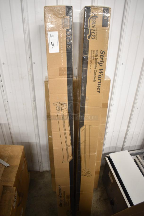 2 BRAND NEW SCRATCH AND DENT! Avantco 177SW60INCP 60" Strip Warmer with Adjustable Infinite Control and Cord . 120 Volts, 1 Phase. 2 Times Your Bid! - Image 1 of 6