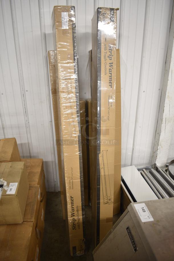 2 BRAND NEW SCRATCH AND DENT! Avantco 177SW72T 72" High Wattage Strip Warmer with On/Off Toggle Controls. 120 Volts, 1 Phase. 2 Times Your Bid! - Image 1 of 6