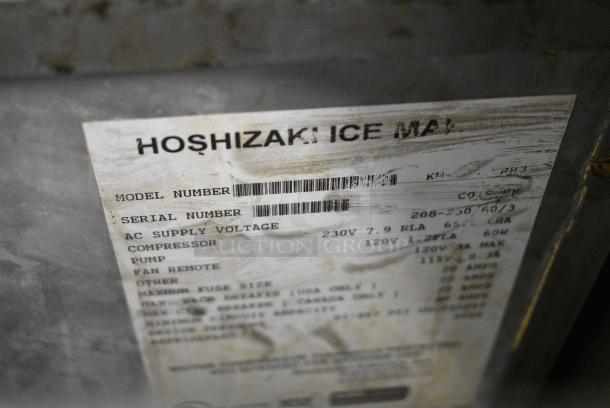 Hoshizaki Stainless Steel Commercial Ice Machine Head. 208-230 Volts, 3 Phase. Goes GREAT with Lot 243! - Image 4 of 5