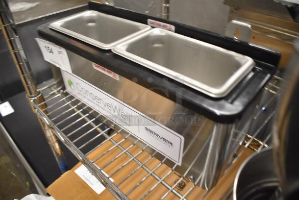 BRAND NEW SCRATCH AND DENT! Server CW 87740 Stainless Steel Commercial Countertop ConserveWell Heated Dipper Well. 120 Volts, 1 Phase. Tested and Working! - Image 4 of 6