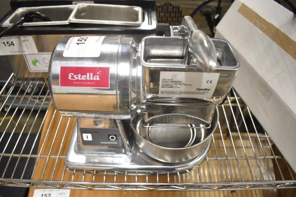 BRAND NEW SCRATCH AND DENT! Estella 348CG12 CG12 Electric Hard Cheese Grater. 120 Volts, 1 Phase. Tested and Working! - Image 1 of 7