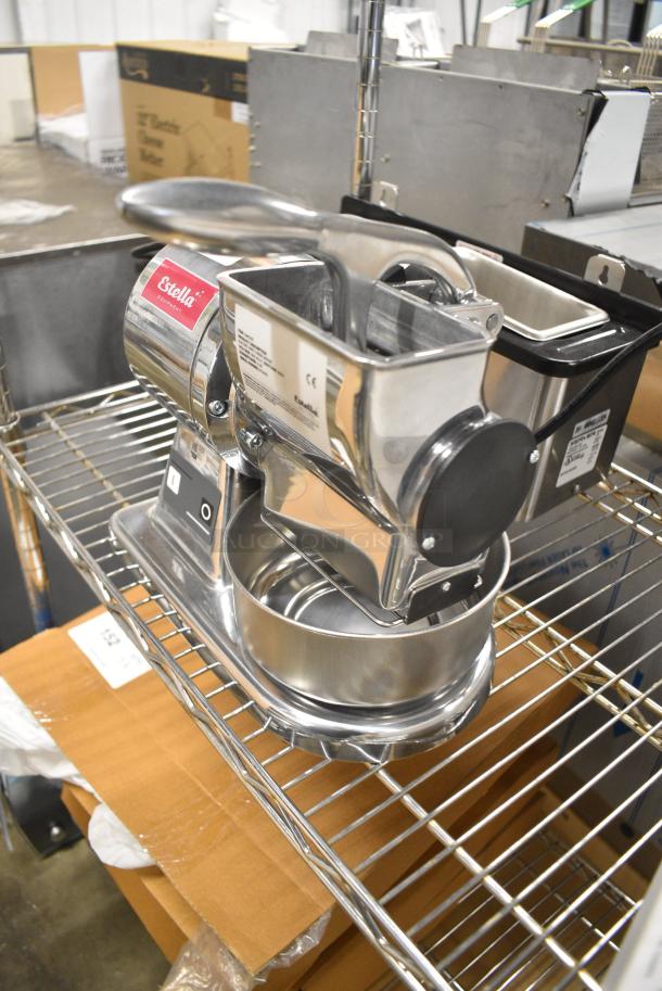 BRAND NEW SCRATCH AND DENT! Estella 348CG12 CG12 Electric Hard Cheese Grater. 120 Volts, 1 Phase. Tested and Working! - Image 3 of 7