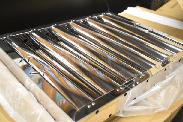 10 BRAND NEW SCRATCH AND DENT! 190HFC2016SB 16"(H) x 20"(W) x 2"(T) Stainless Steel Hood Filter with Lower Bracket. 10 Times Your Bid! - Image 2 of 5