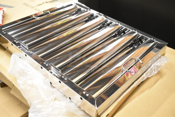 10 BRAND NEW SCRATCH AND DENT! 190HFC2016SB 16"(H) x 20"(W) x 2"(T) Stainless Steel Hood Filter with Lower Bracket. 10 Times Your Bid! - Image 3 of 5