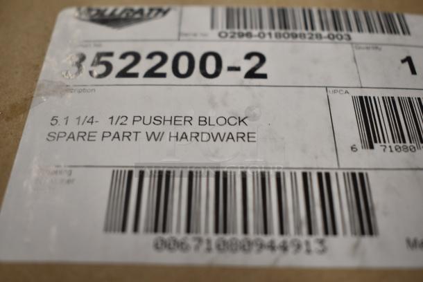 3 BRAND NEW SCRATCH AND DENT! Vollrath 352200-2 1/4" and 1/2" Push Block for InstaCut 5.1 Dicer or Slicer. 3 Times Your Bid! - Image 6 of 6