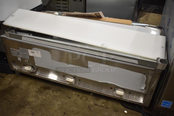 BRAND NEW SCRATCH AND DENT! 2024 ServIt 423EST3WS EST-3WS Three Pan Sealed Well Electric Steam Table with Adjustable Undershelf. 120 Volts, 1 Phase. Tested and Working! - Image 3 of 9