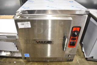 BRAND NEW SCRATCH AND DENT! Vulcan C24EO5AF Stainless Steel 5 Pan Boilerless Electric Countertop Steamer with Auto-Fill. 240 Volts, 3/1 Phase.