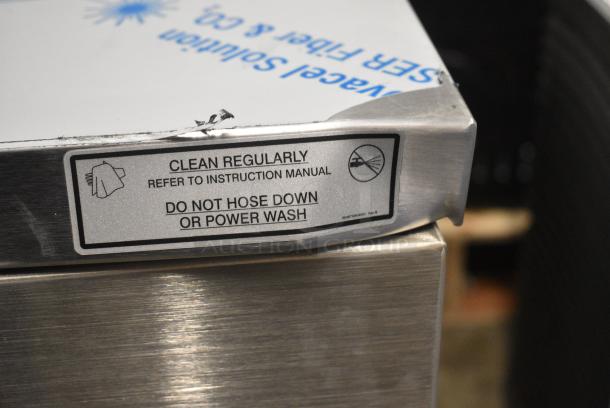 BRAND NEW SCRATCH AND DENT! Vulcan C24EO5AF Stainless Steel 5 Pan Boilerless Electric Countertop Steamer with Auto-Fill. 240 Volts, 3/1 Phase. - Image 5 of 8