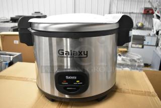 BRAND NEW SCRATCH AND DENT! 2022 Galaxy 177GRCS60 60 Cup (30 Cup Raw) Sealed Electric Rice Cooker / Warmer. 120 Volts, 1 Phase.