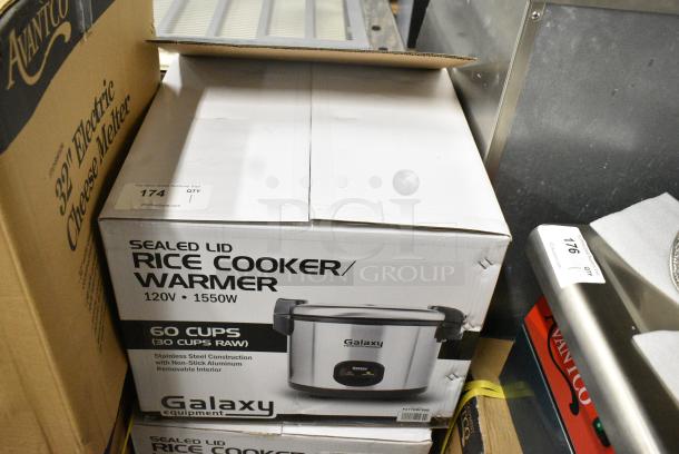 BRAND NEW SCRATCH AND DENT! 2022 Galaxy 177GRCS60 60 Cup (30 Cup Raw) Sealed Electric Rice Cooker / Warmer. 120 Volts, 1 Phase. - Image 2 of 9