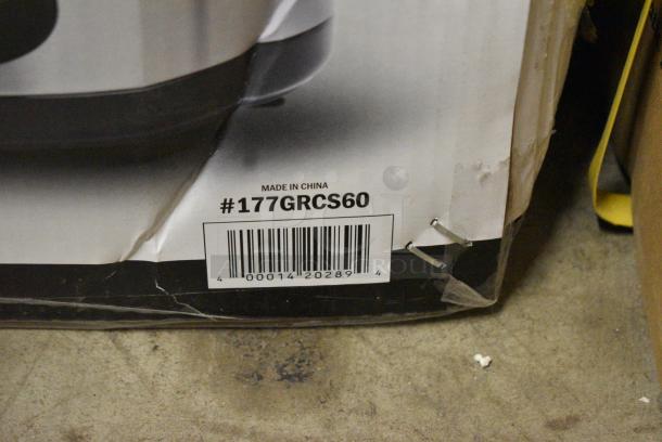 BRAND NEW SCRATCH AND DENT! Galaxy 177GRCS60 60 Cup (30 Cup Raw) Sealed Electric Rice Cooker / Warmer. 120 Volts, 1 Phase. - Image 10 of 10