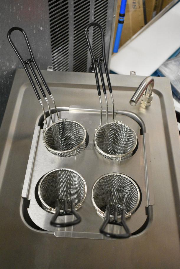 BRAND NEW SCRATCH AND DENT! 2023 Avantco 177PC201 Stainless Steel Commercial Countertop Electric Powered Pasta Cooker. 208/240 Volts, 1 Phase. - Image 6 of 11