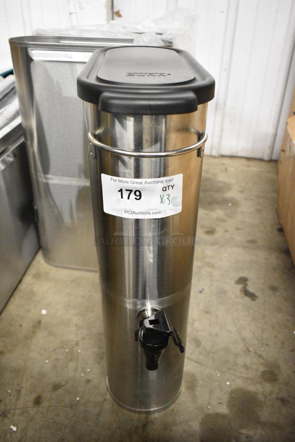 3 BRAND NEW SCRATCH AND DENT! Bunn Stainless Steel Beverage Holder Dispenser. 3 Times Your Bid! - Image 2 of 6